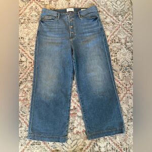 FRAME wide leg denim pants